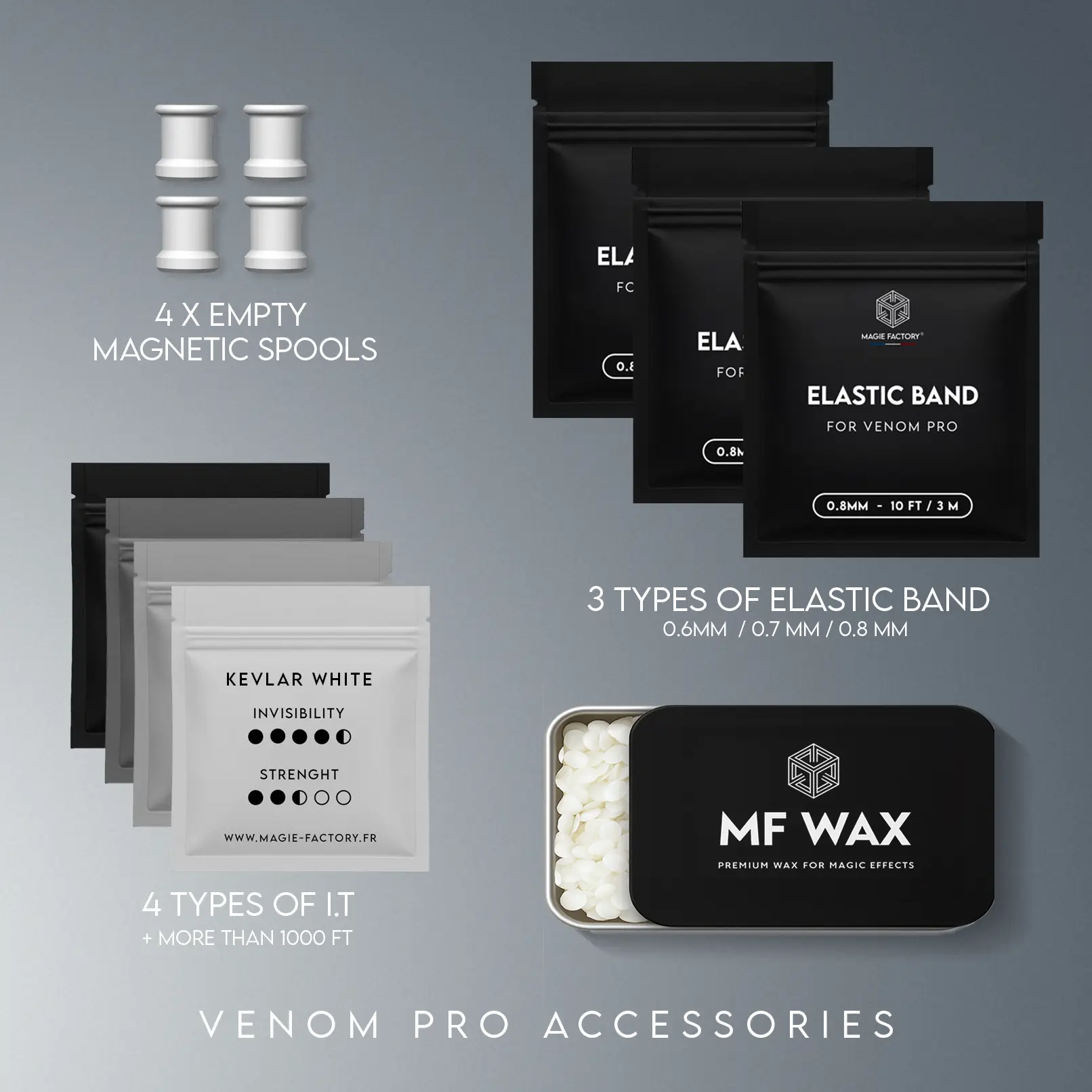 PACK ACCESSOIRES EXPLORATION // VENOM PRO Magie Factory